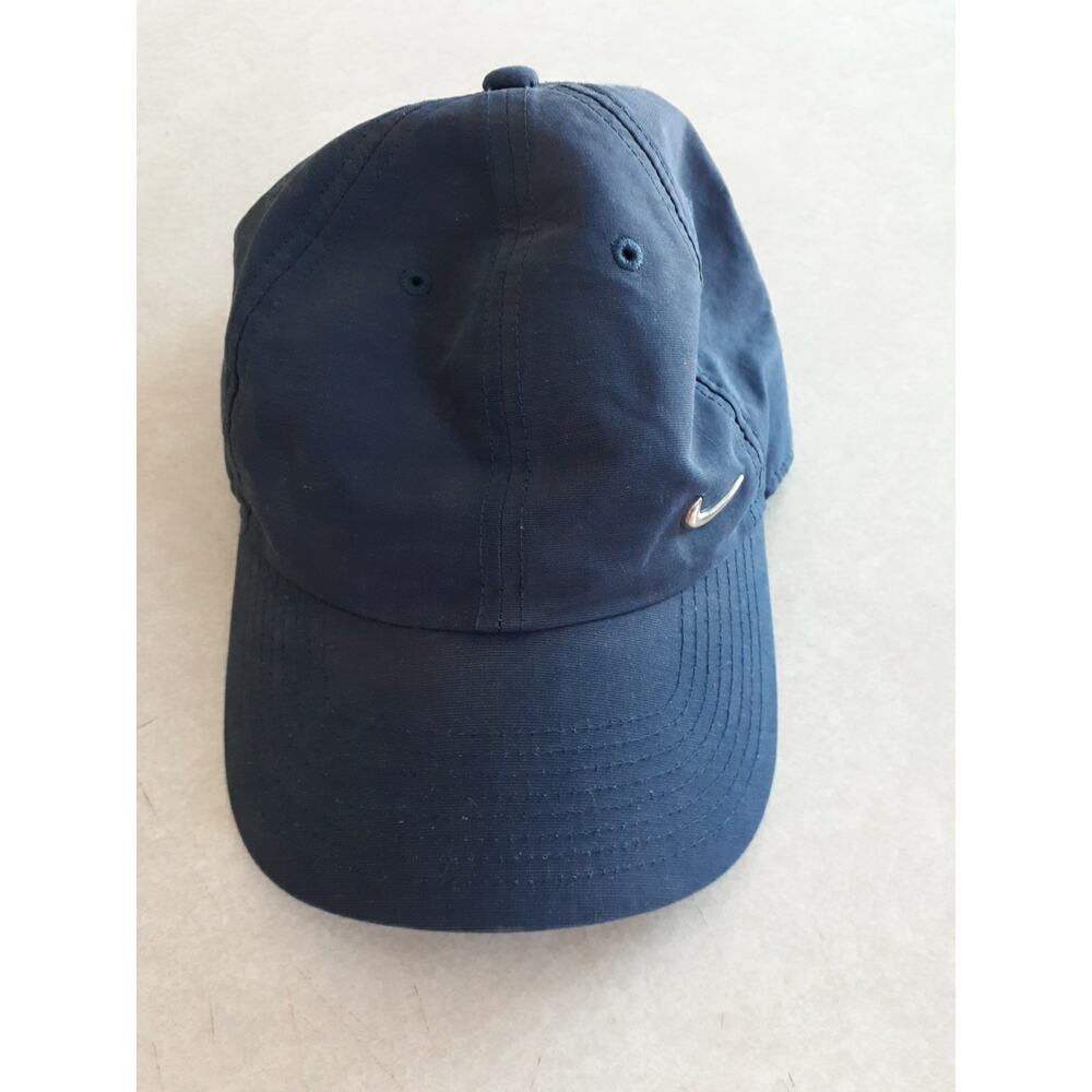 Adjustable Nike Heritage 86 Team Campus Unstructured Hat Blank College Black